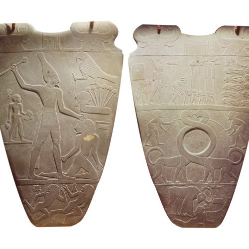 Palette votive au nom du roi Narmer